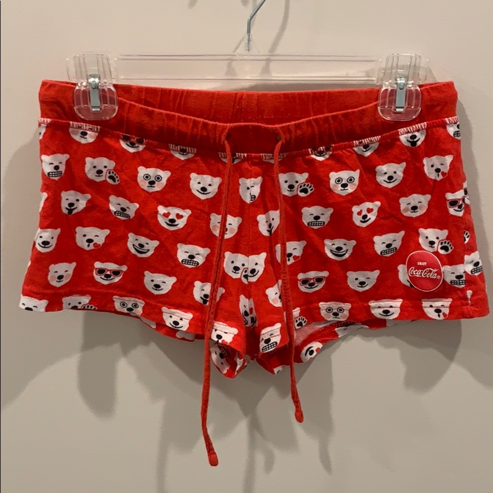 ⭐️Coca Cola Red Polar Bear Lounge Shorts ⭐️